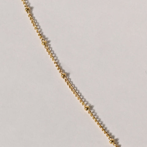 Floral Radiance Gold Necklace