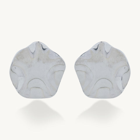 Oceanic Elegance Golden Earrings