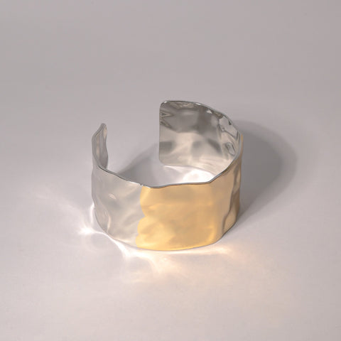 Silver & Gold Majestic Duo Splendor Cuff