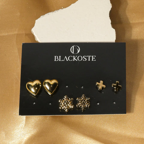 Trendy Design Earring Combo Of 3 Earring Multi Design Earrings