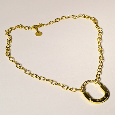 Aureate Elegance Pendant Necklace