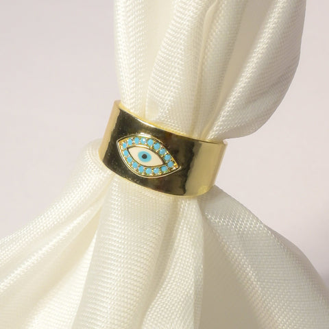 Enchanted Eye of Evil Gold Ring