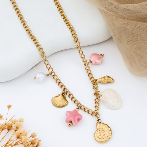 Marine Muse Charm Pendant Neckless