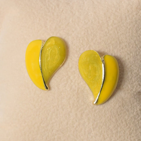 Citrine Glow Enamel Orbs