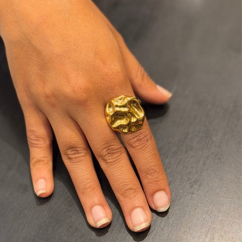 Aureate Whimsy Golden Reverie Ring