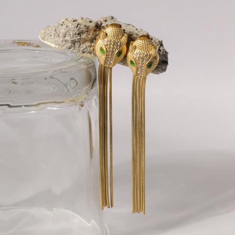 Golden Oasis Gemstone Earrings