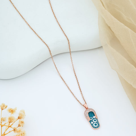 Azure & Emerald Elegance Necklace