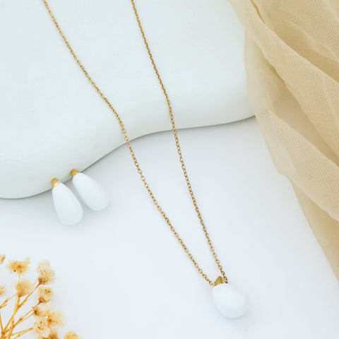 Whispering White Adornments Necklace