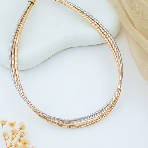 Silver & Gold Symphony Chain Necklace