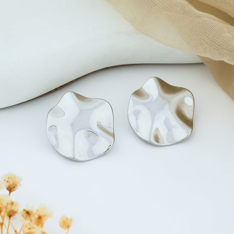 Silver Petal Adornments Earrings