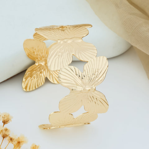 Golden Monarch Cuff Bracelet