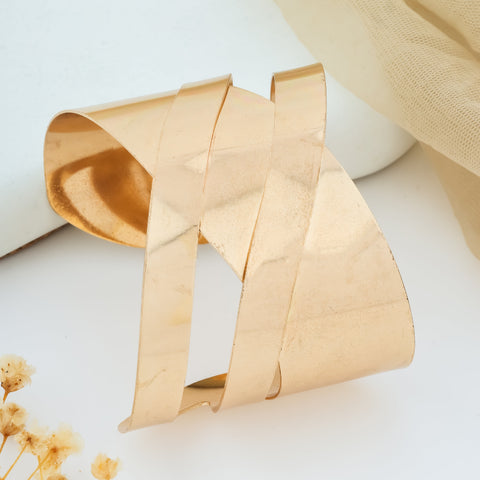 Majestic Gold Cuff Bracelet